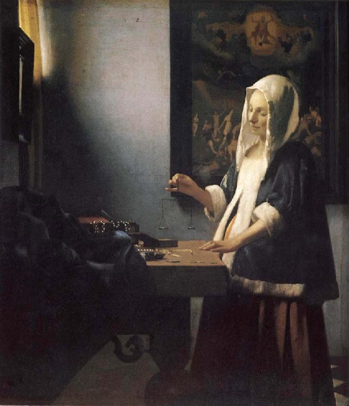 Jan Vermeer Parlvagerskan France oil painting art